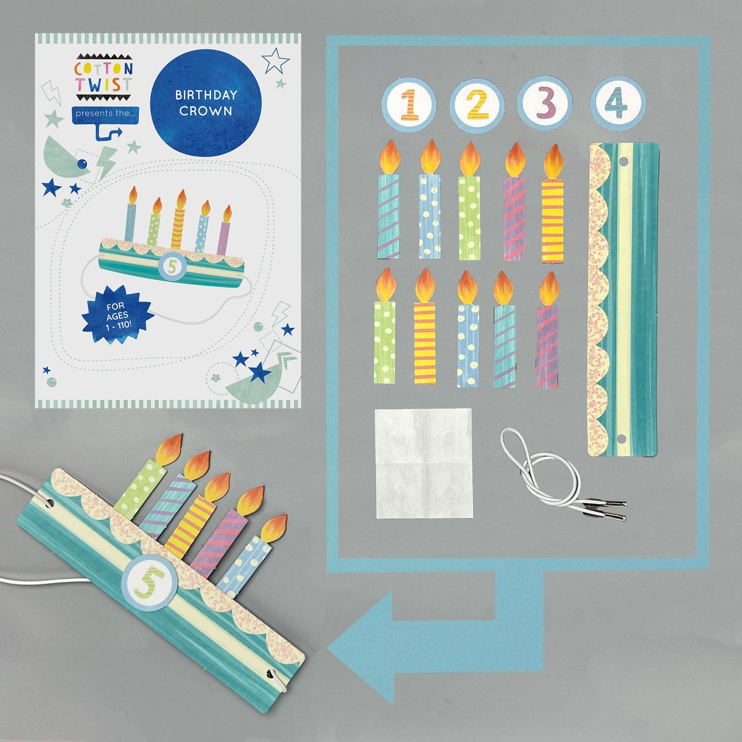 Make Your Own Birthday Crown Kit