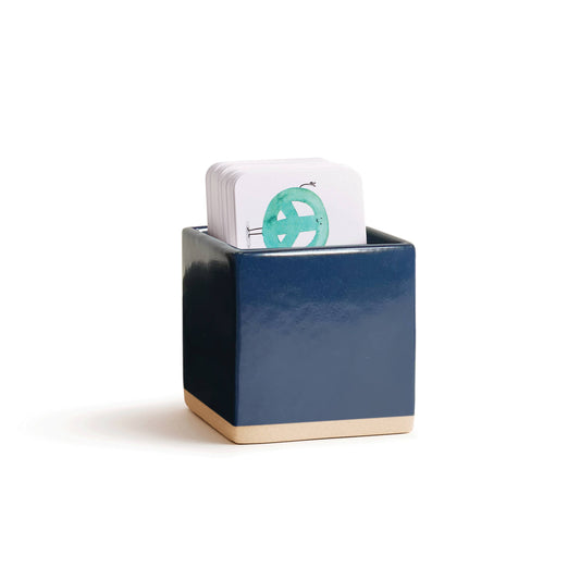 Little Notes® Ceramic Holder | Navy