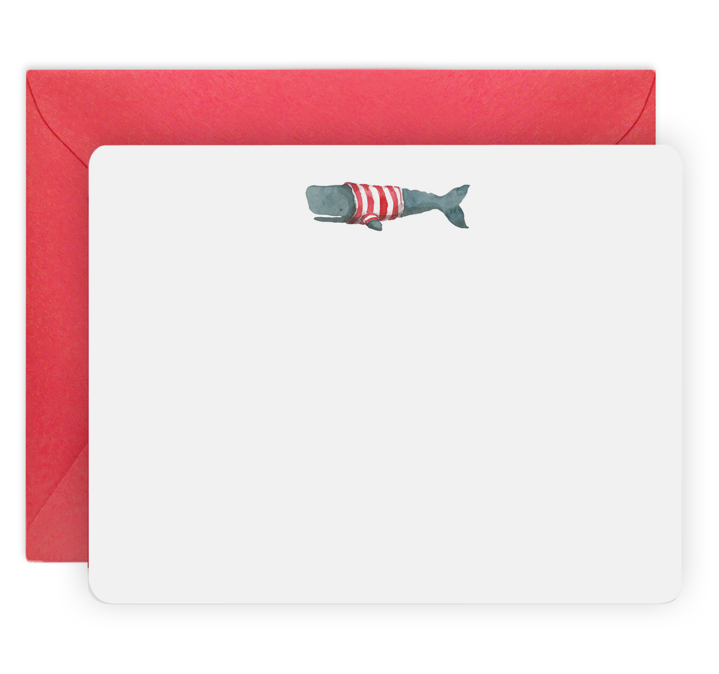 Whale Flat Notes Stationery (Boxed Set of 8): 4.25 X 5.5 INCHES