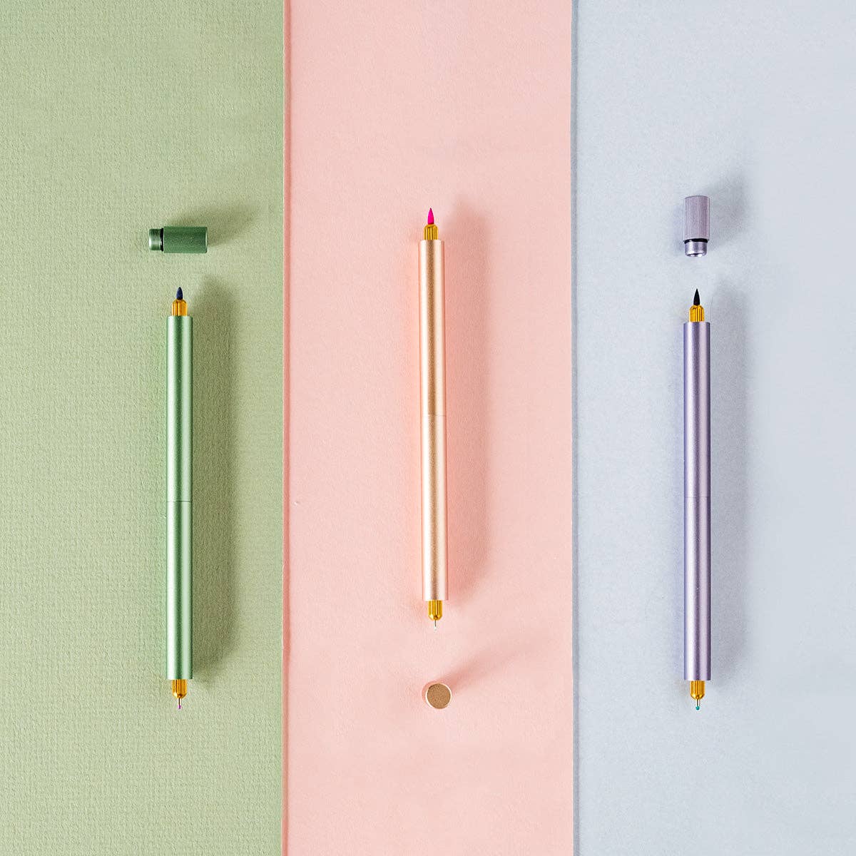 Lumos Pro - Refillable Multi-Tip Pen: Ivy / Single Tip