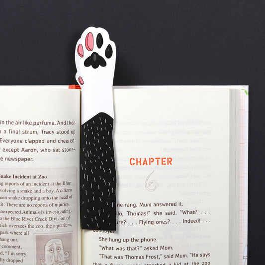 Cat Paw Bookmark (it's die cut!)