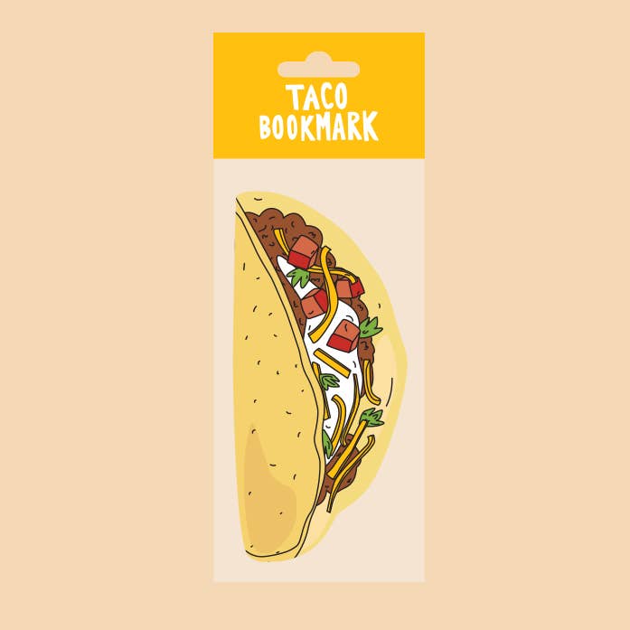 Taco Bookmark (it's die cut!)