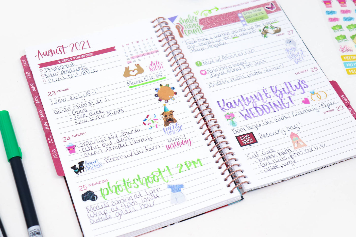 Planner Sticker Pack, Classic V3