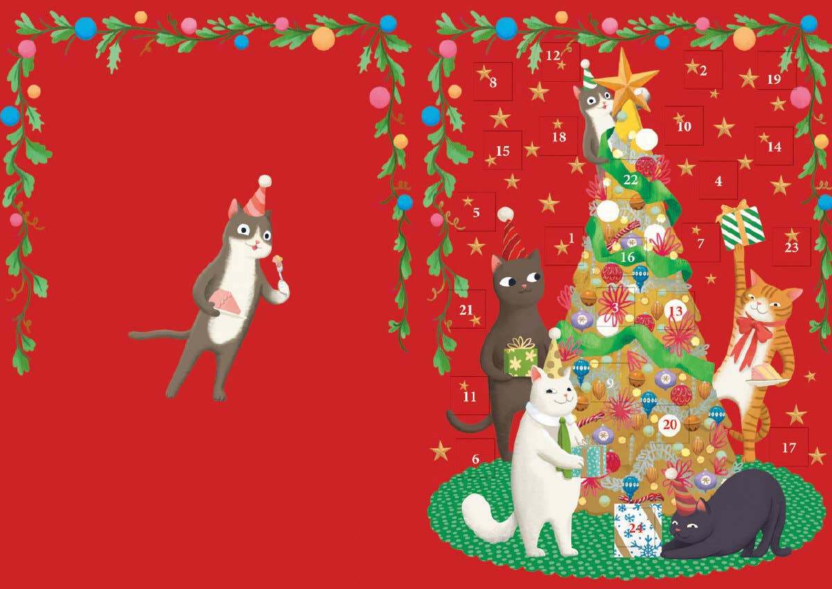 Miaow Factor Advent calendar card