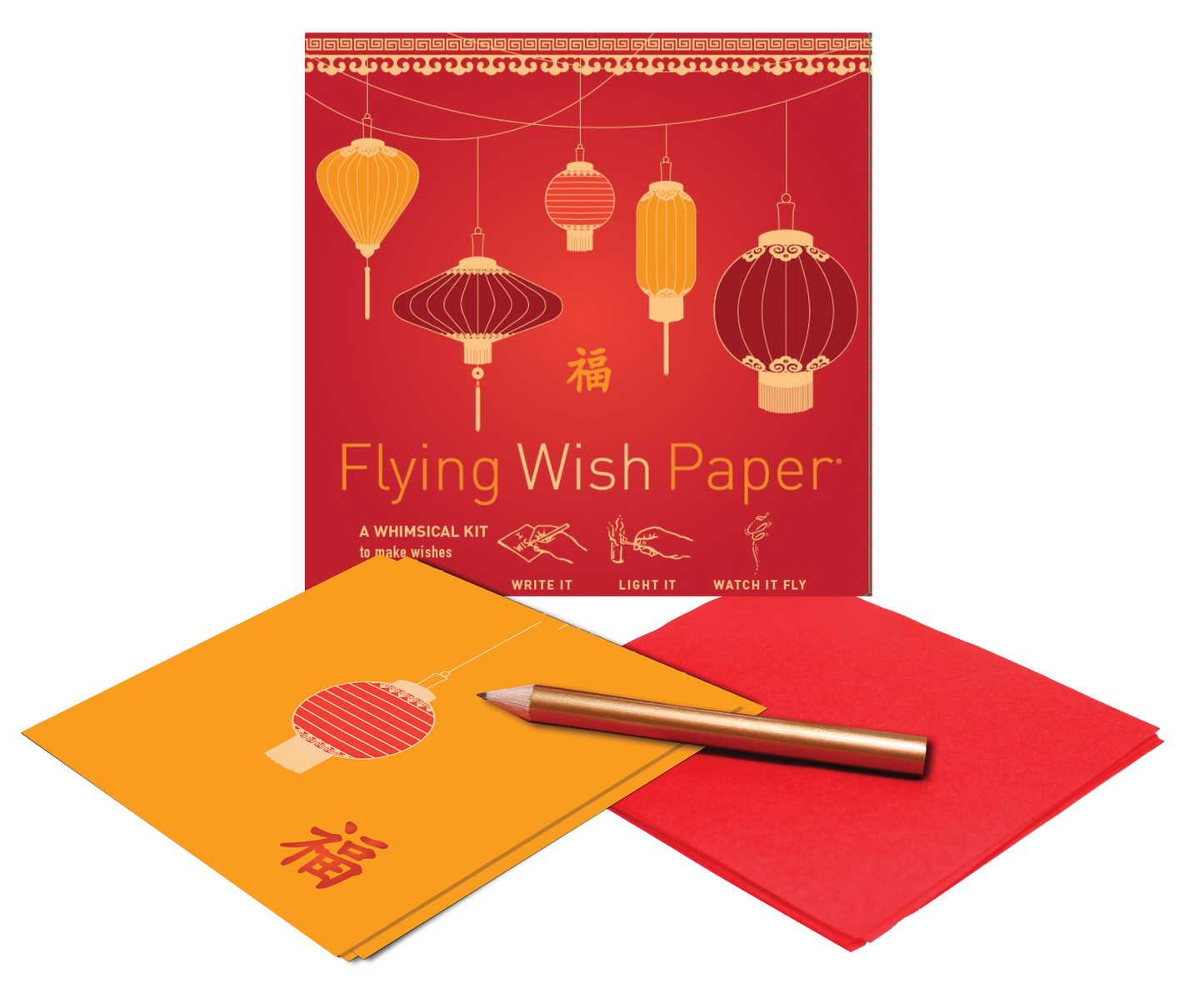 GOOD FORTUNE / Mini Kit / 15 Wish Papers + Accessories