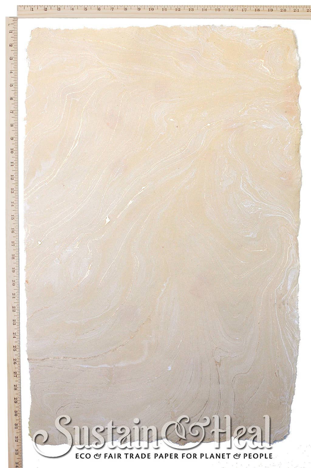 Cream and Gold Marble Sheet