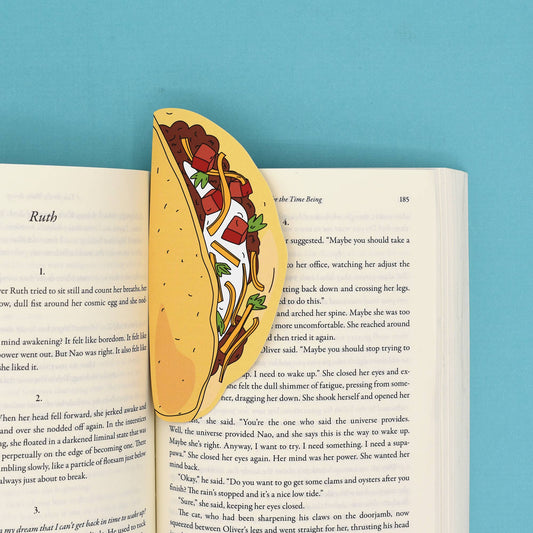 Taco Bookmark (it's die cut!)