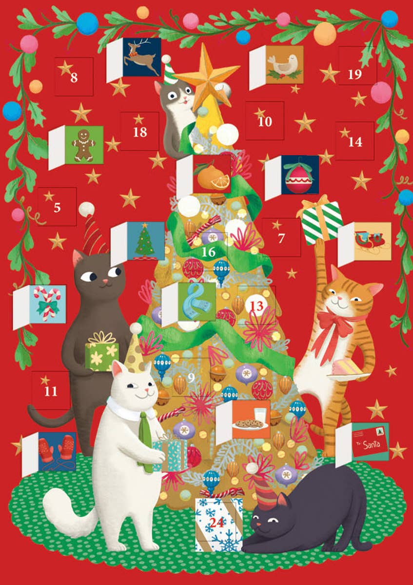 Miaow Factor Advent calendar card