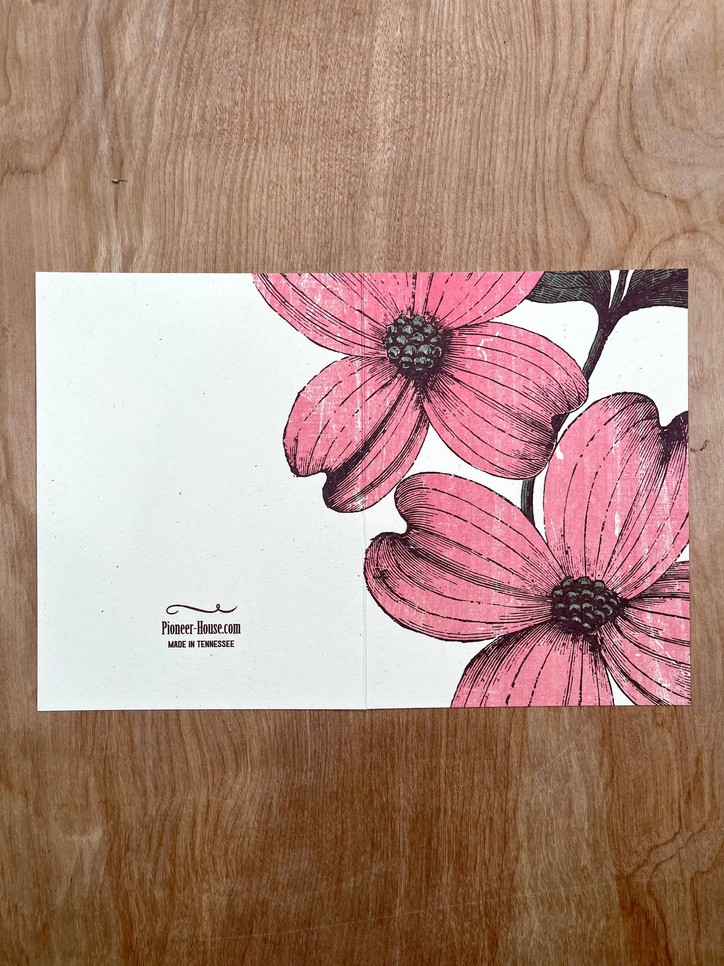 Pink Dogwood Greeting Cards