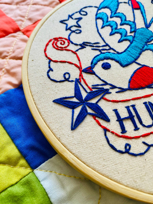 Hunky Dory Complete Embroidery Kit