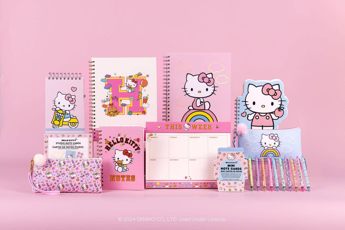 Hello Kitty Classic Pink Extra Large Spiral Notebook