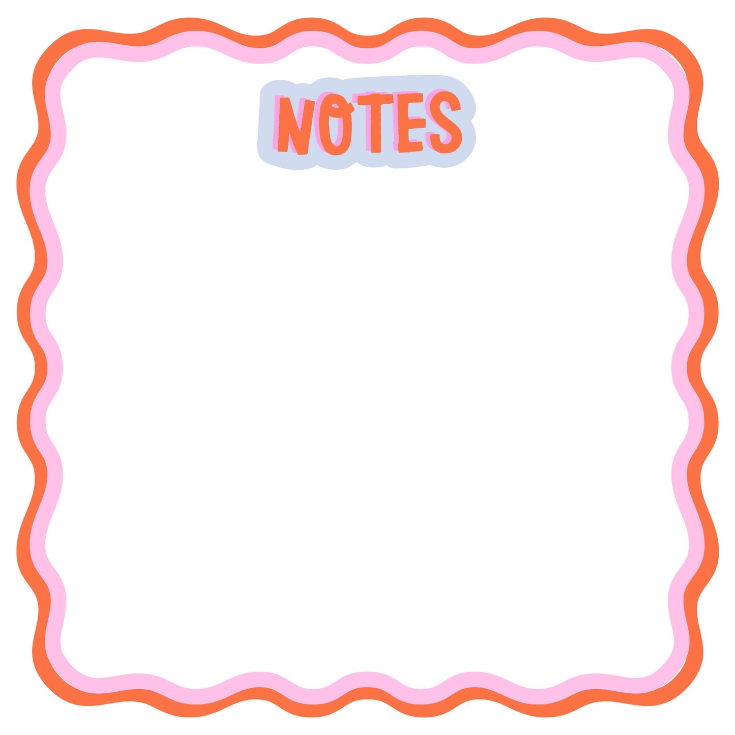 Orange Fun Notepad