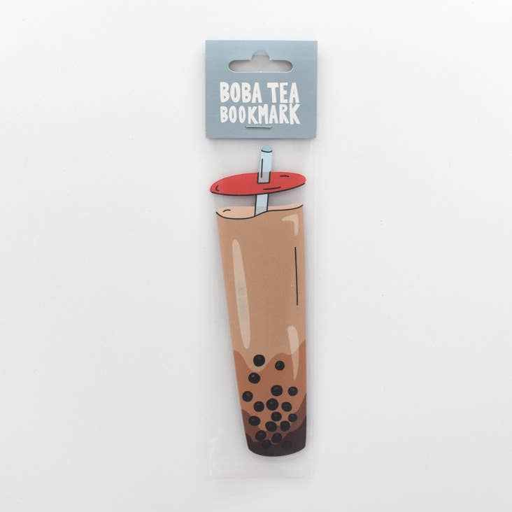 Boba Tea Bookmark (it's die cut!)