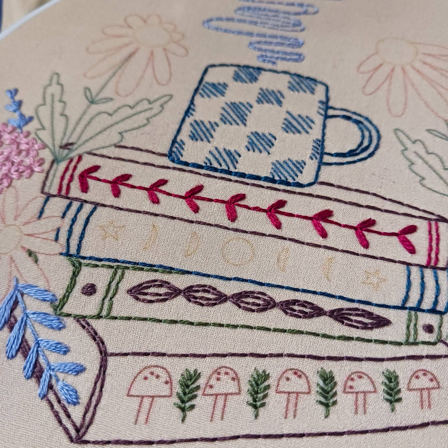 Book Nook Embroidery Kit