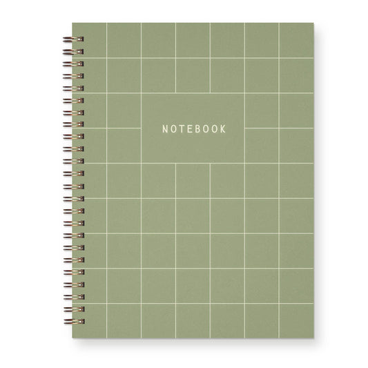 Grid Journal: Lined Notebook