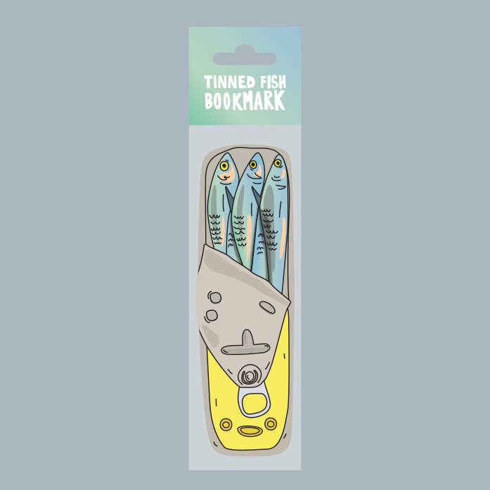 Tinned Fish Bookmark (it's die cut!)