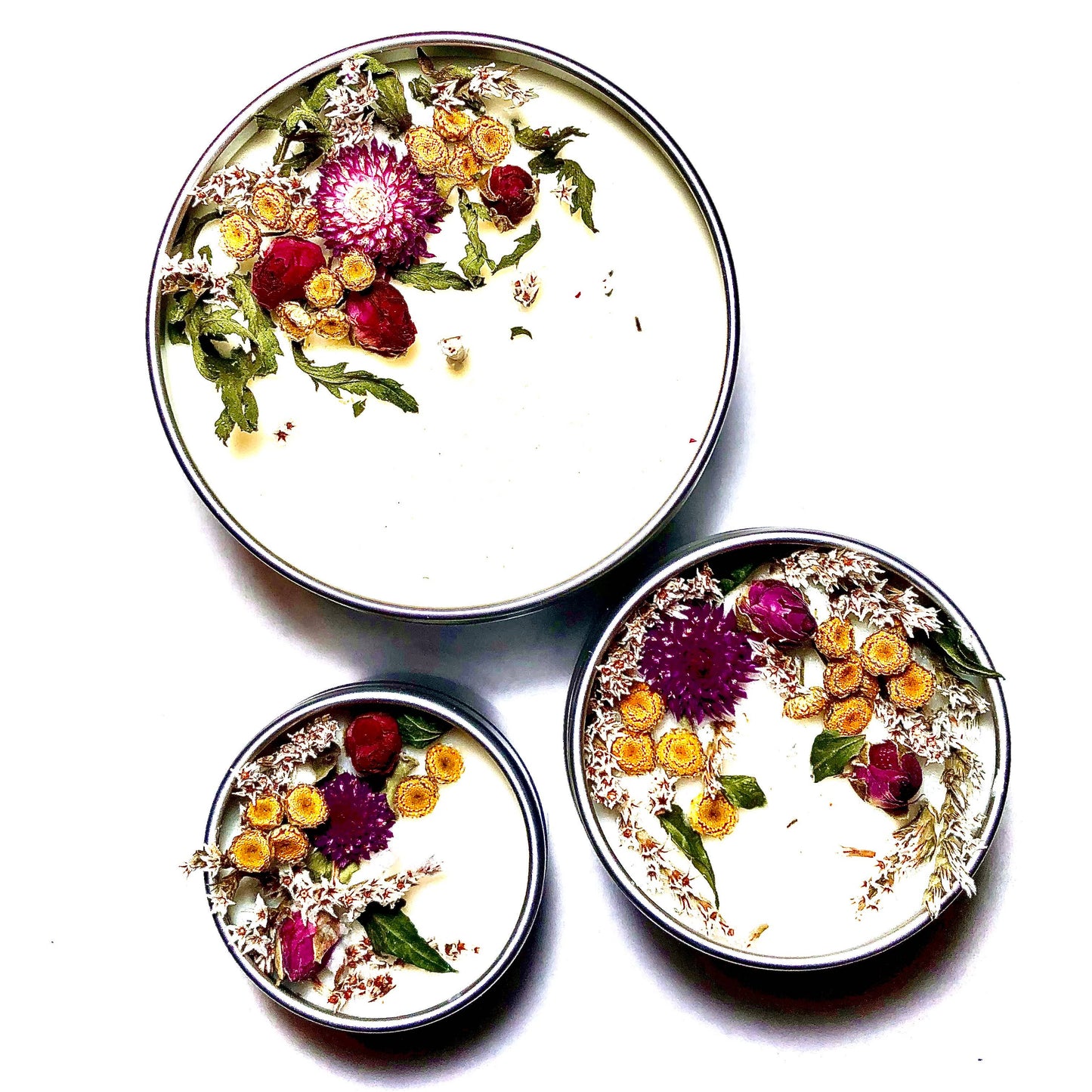 Wildflowers: 4 oz Botanical Soy Candle