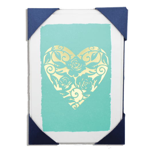 Rose heart  | Notelet Card (5-Pack)