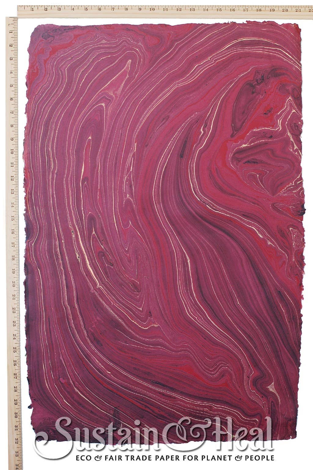 Burgundy Marble Sheet