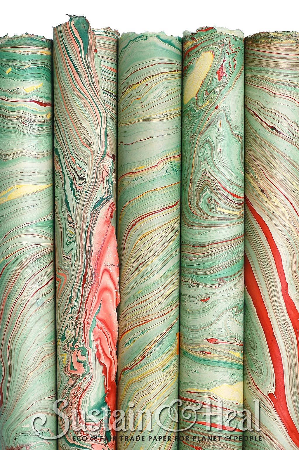 Green and Red Marble Sheet