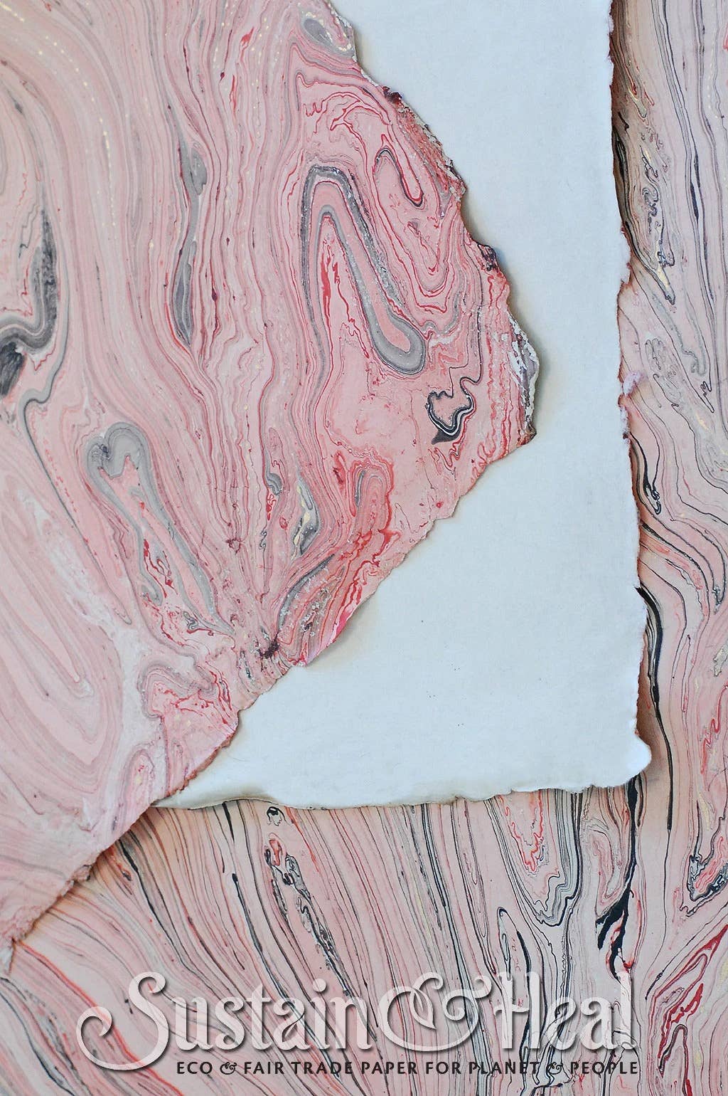 Pink and Gray Marble Sheet