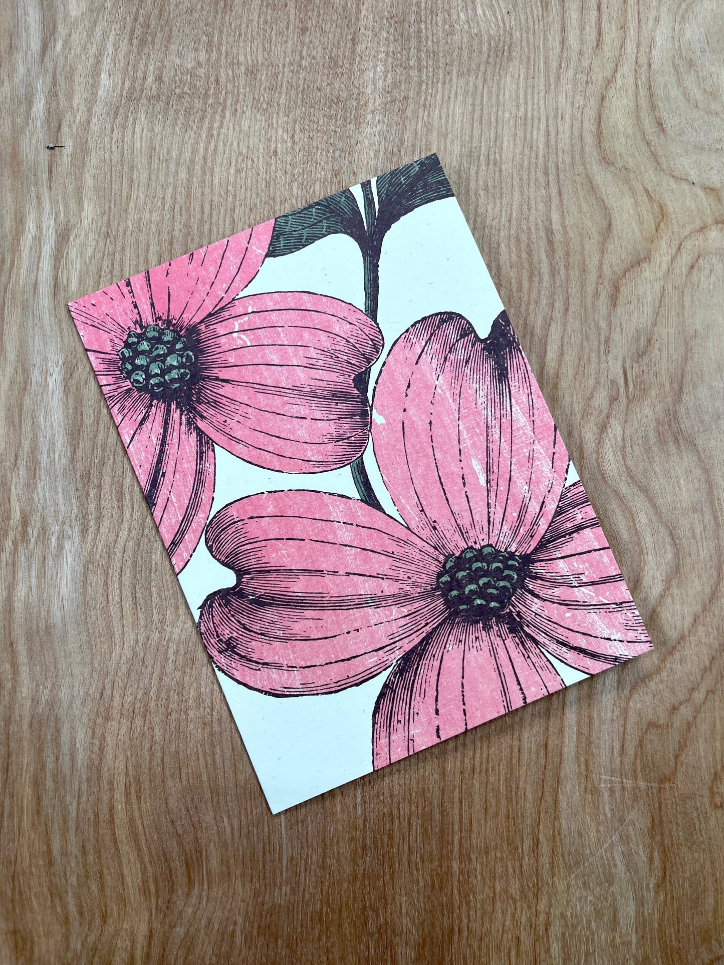 Pink Dogwood Greeting Cards