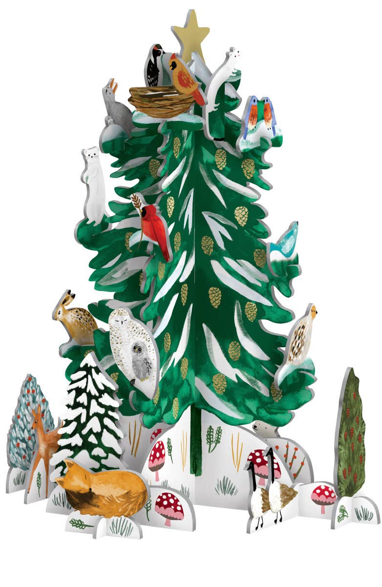 Christmas Conifer Pop & Slot Advent Calendar