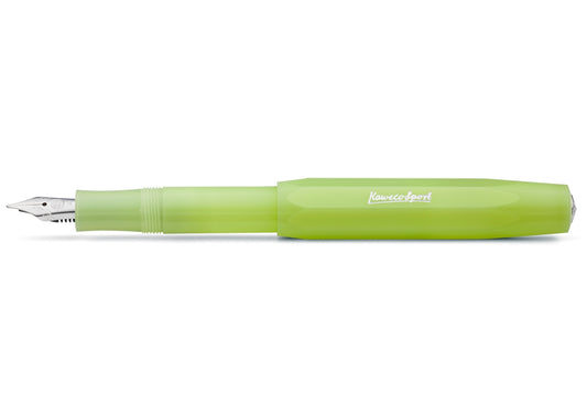 Kaweco Frosted Sport Fountain Pen- Fine Lime