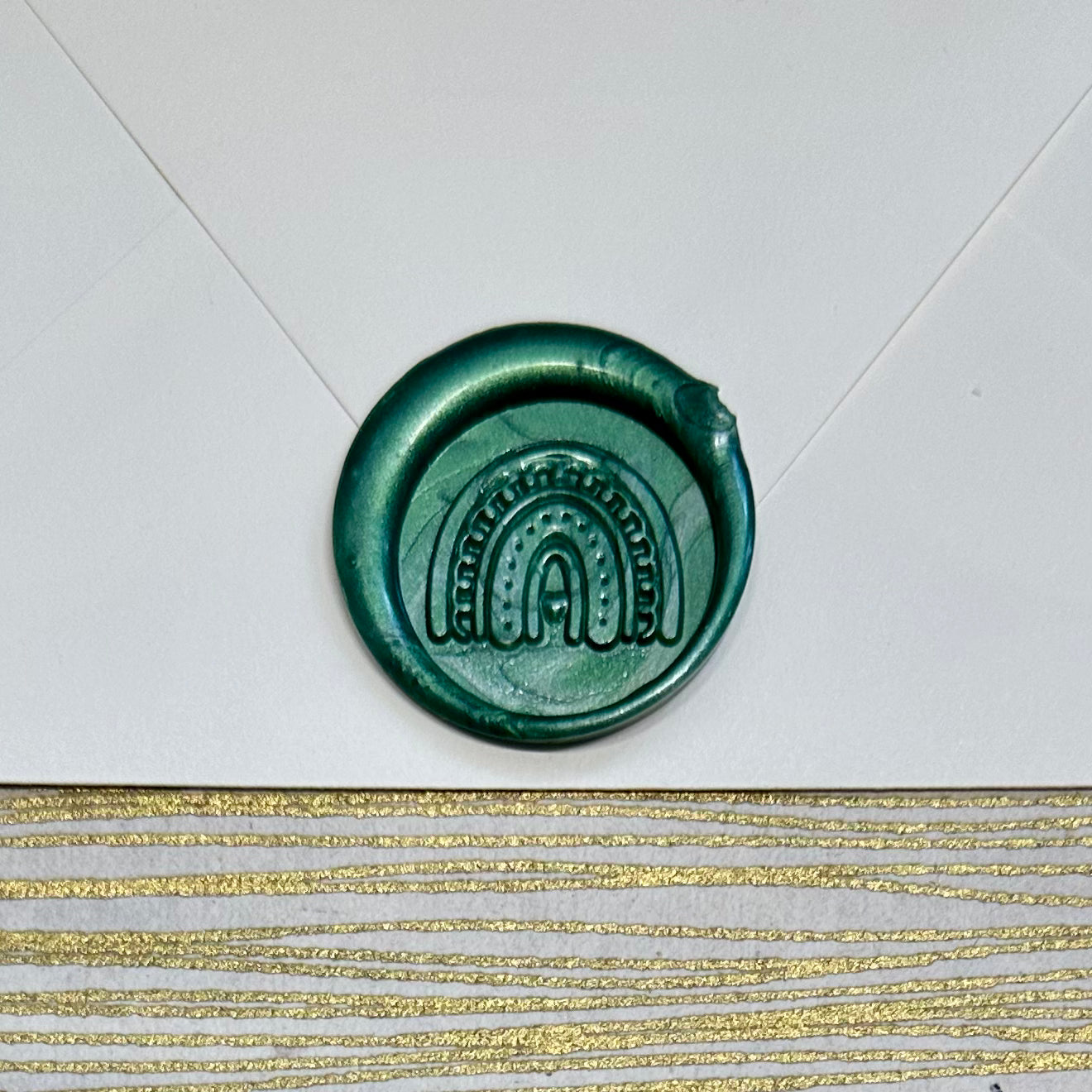 Rainbow Brass Wax Seal Die