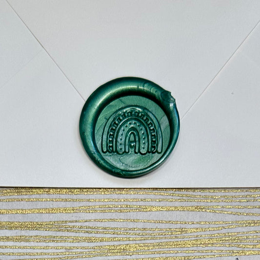 Rainbow Brass Wax Seal Die