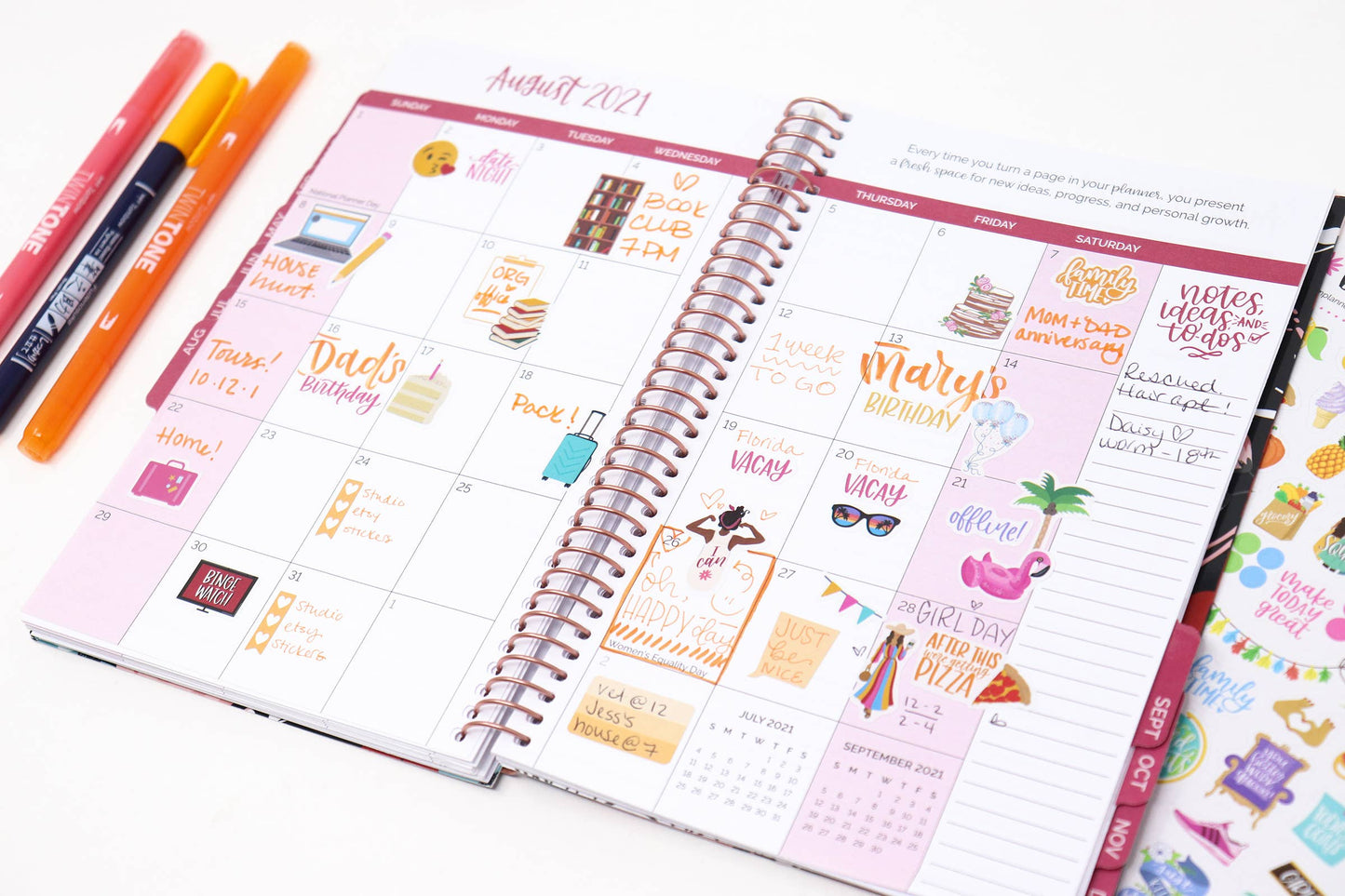 Planner Sticker Pack, Classic V3