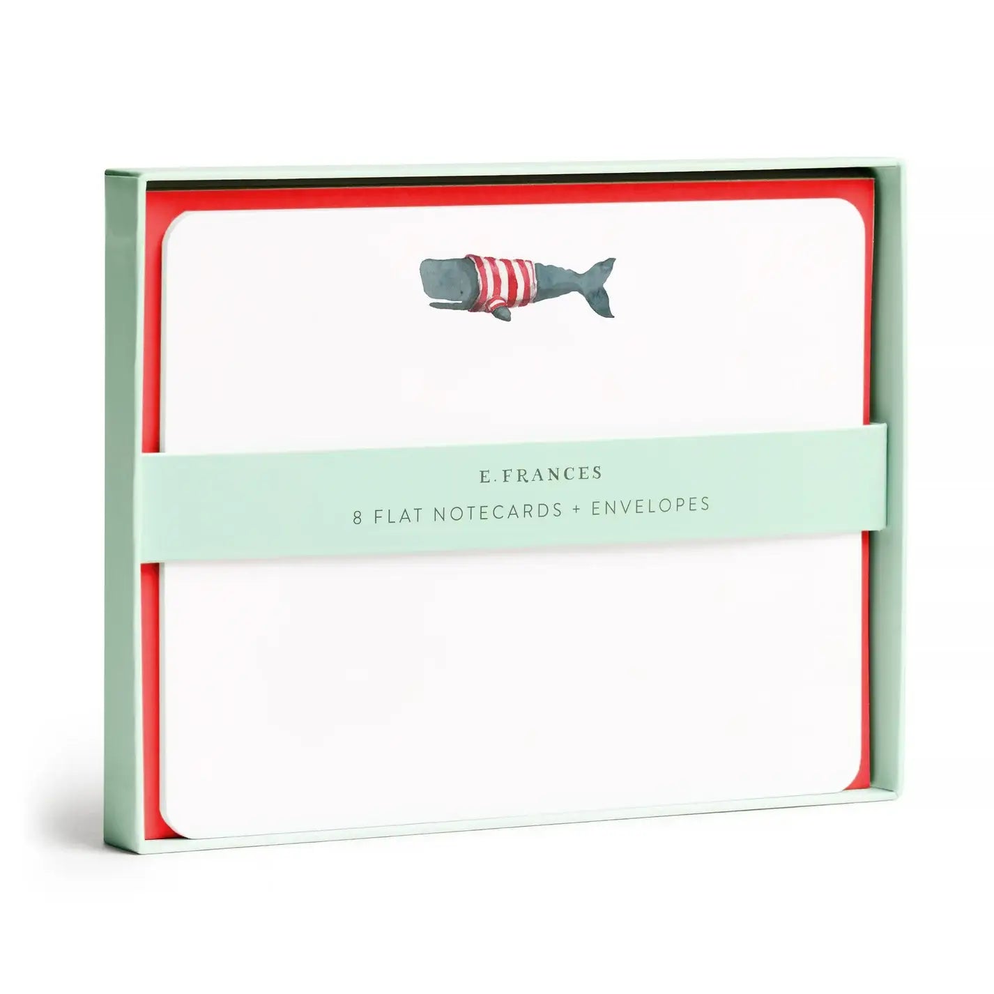 Whale Flat Notes Stationery (Boxed Set of 8): 4.25 X 5.5 INCHES