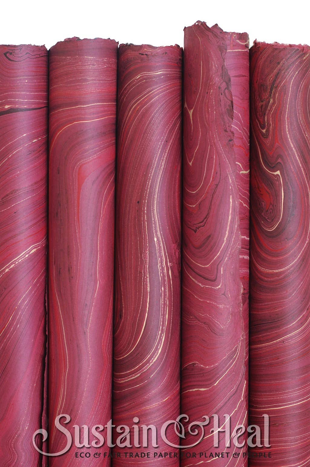 Burgundy Marble Sheet