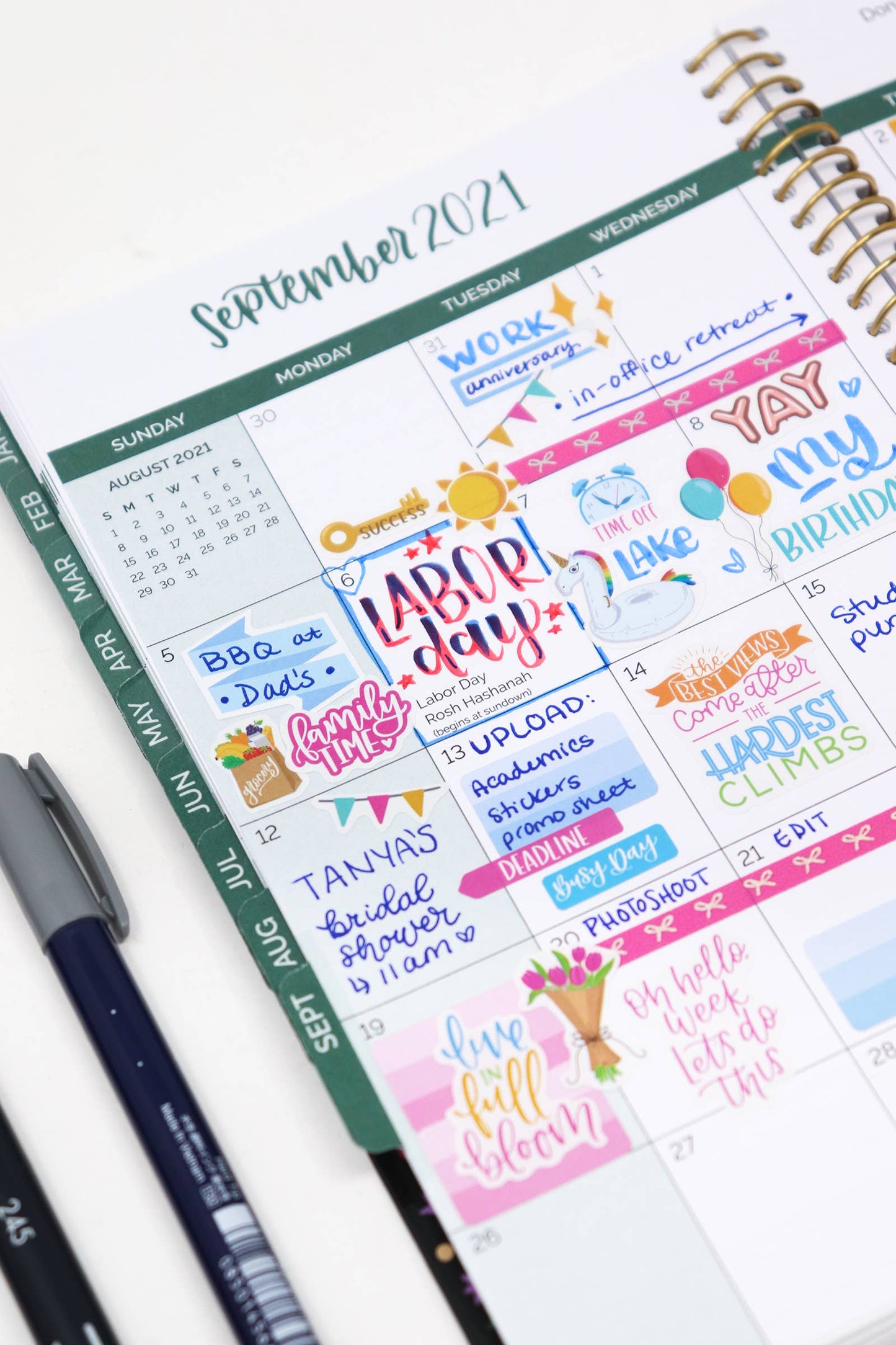 Planner Sticker Pack, Classic V3