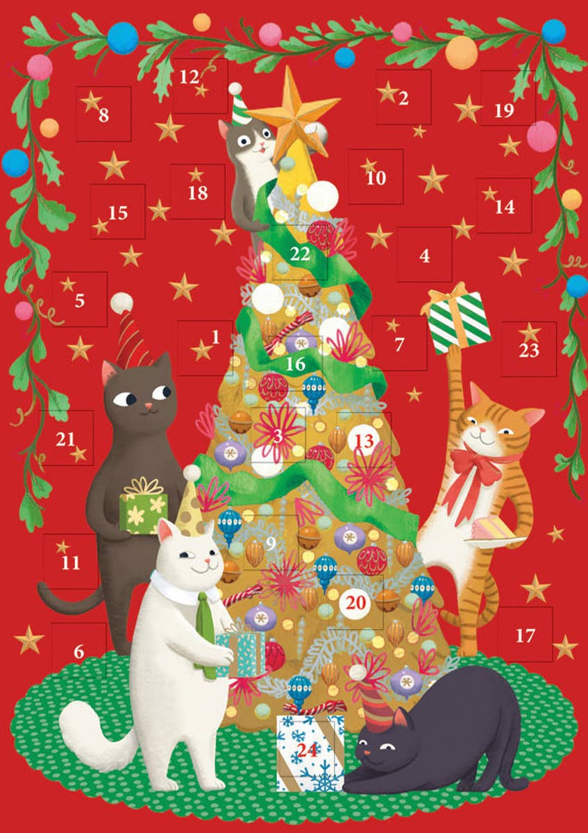 Miaow Factor Advent calendar card