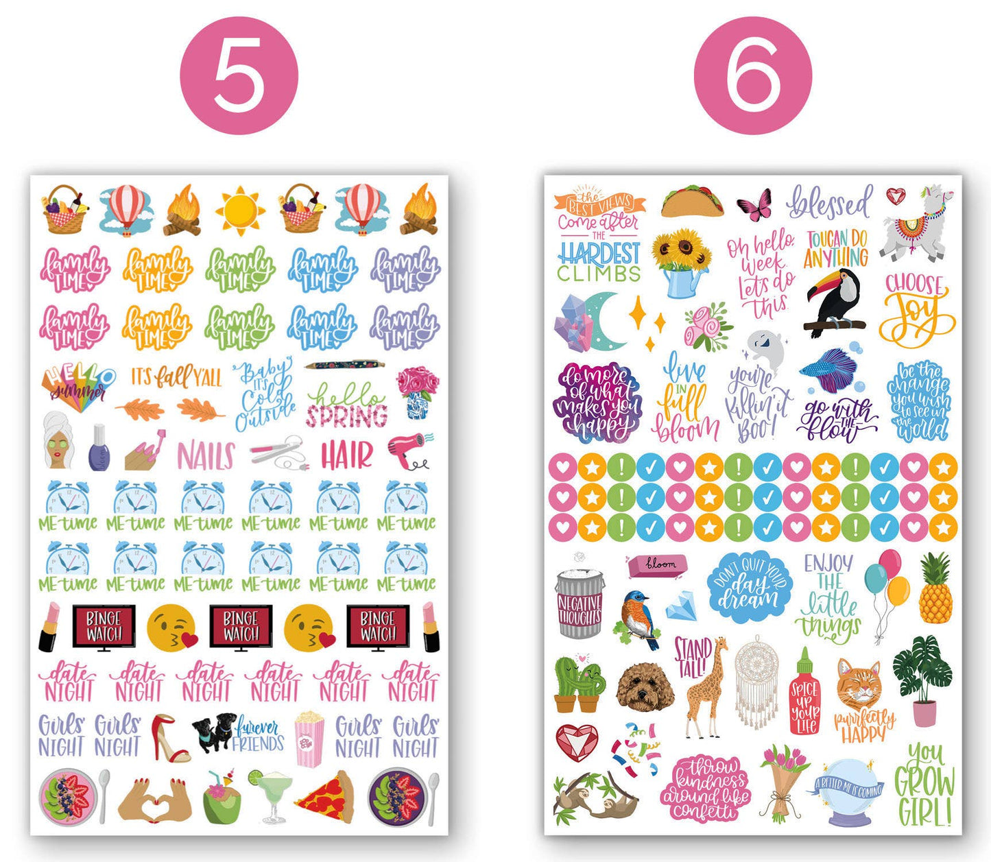 Planner Sticker Pack, Classic V3