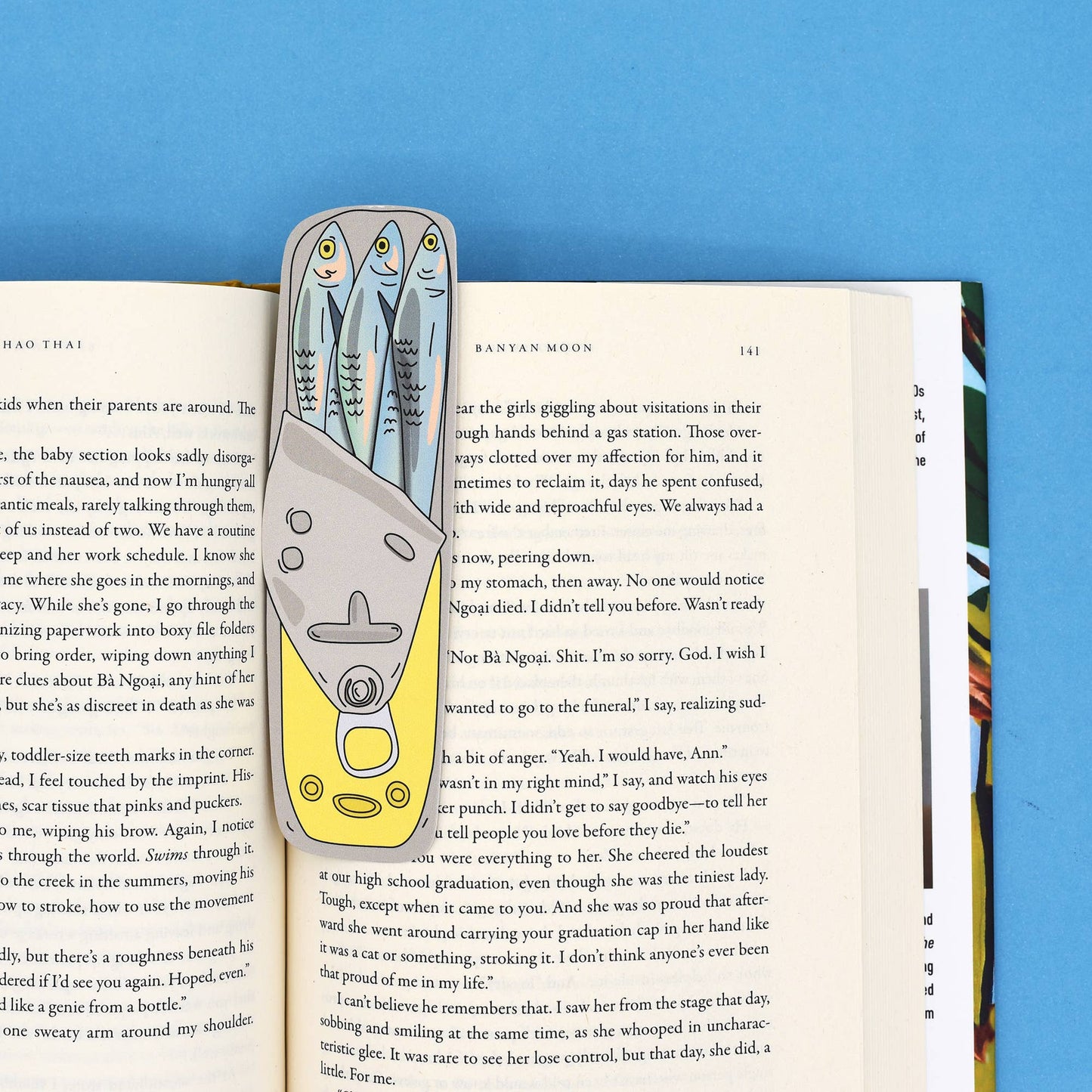 Tinned Fish Bookmark (it's die cut!)