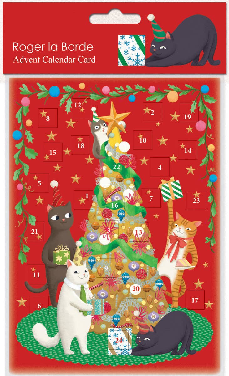 Miaow Factor Advent calendar card