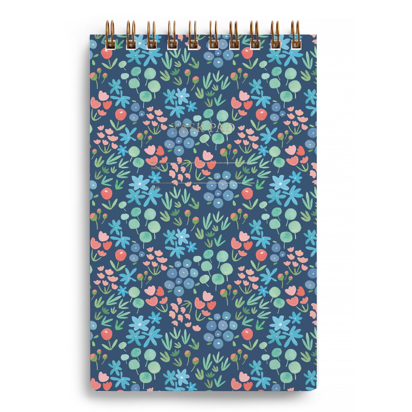 Navy Meadow Floral Task Pad Checklist – Limited Edition