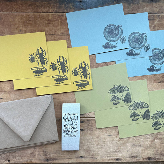 Insect Letterpress Stationery