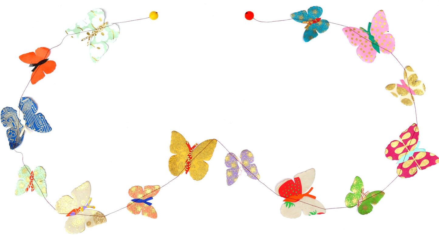 Butterfly Paper Garland