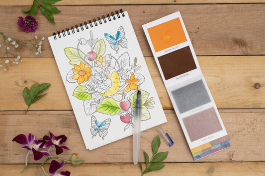 Watercolor Coloring Book - Floral