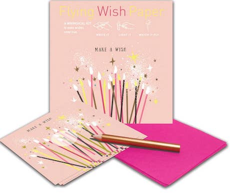 Flying Wish Paper Mini Kit - Birthday Wish