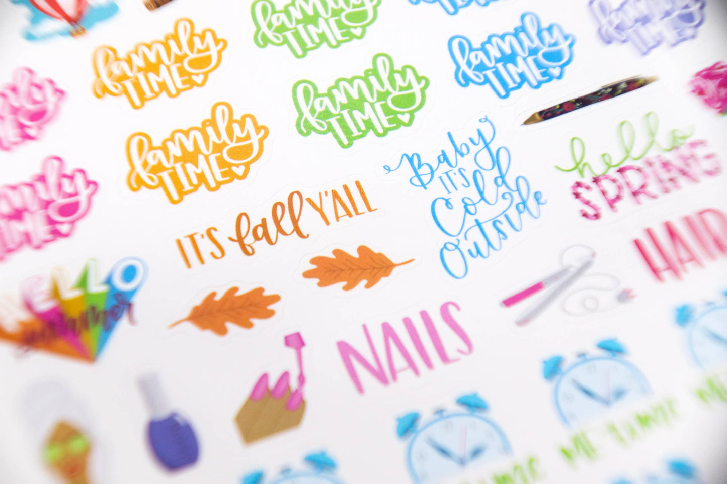 Planner Sticker Pack, Classic V3