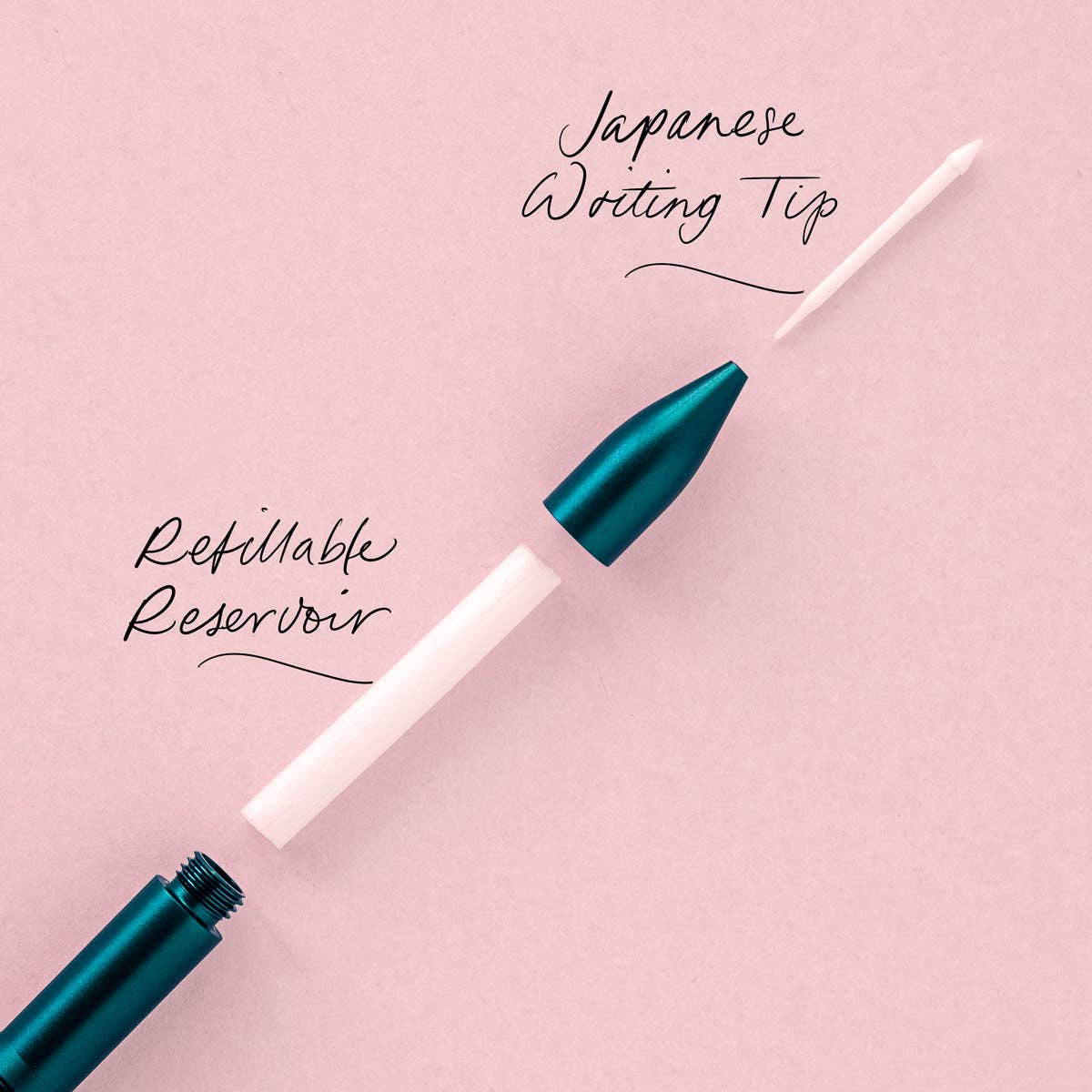 The Wren - Refillable Writing Pen: Blush