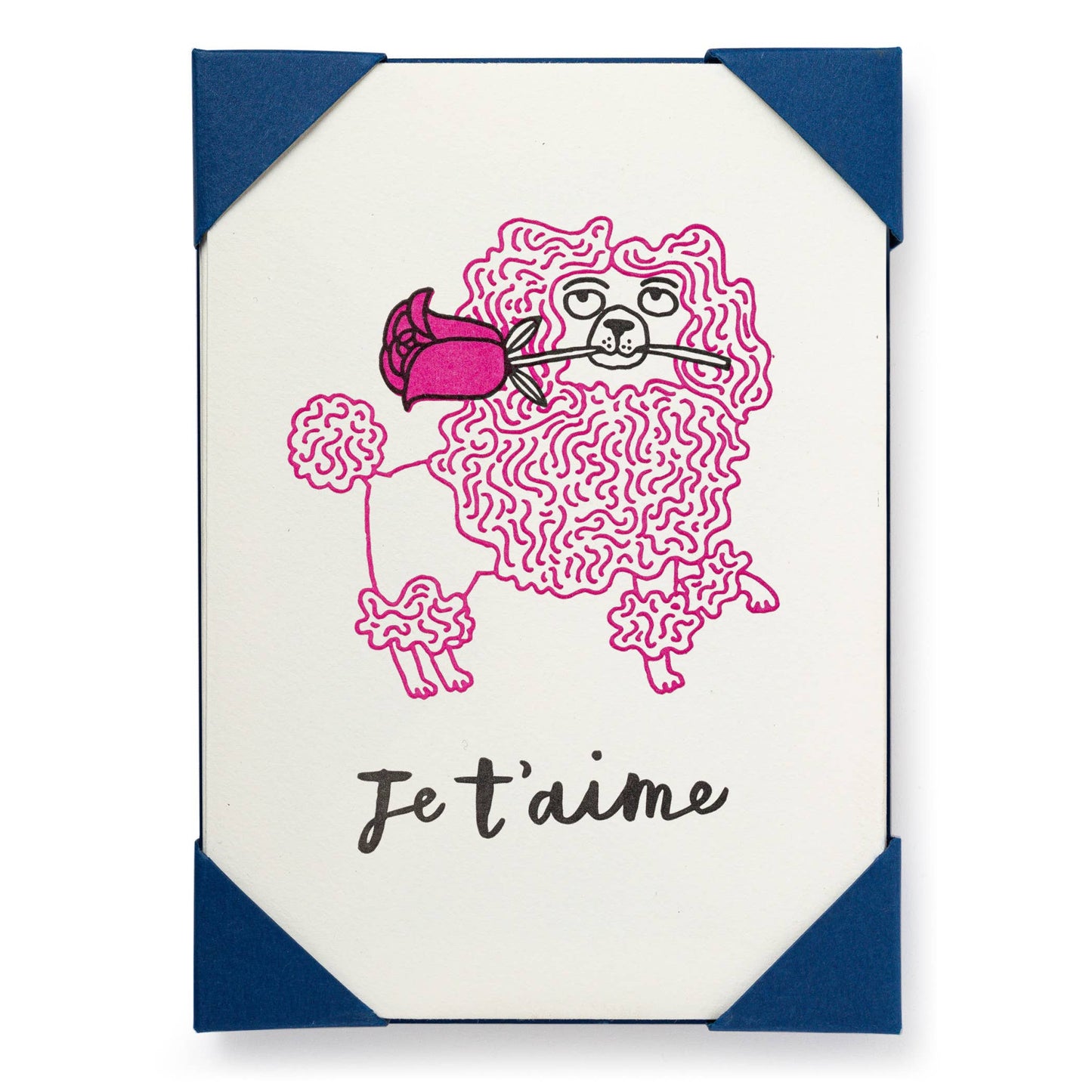 Poodle Je T'aime  | Notelet Card (5-Pack)